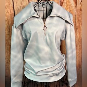 San Francisco City Lights NWT 3qtr zip sweatshirt size M